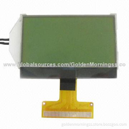 128x64 Dot COG LCD Display Module, STN Positive, Green Back-light